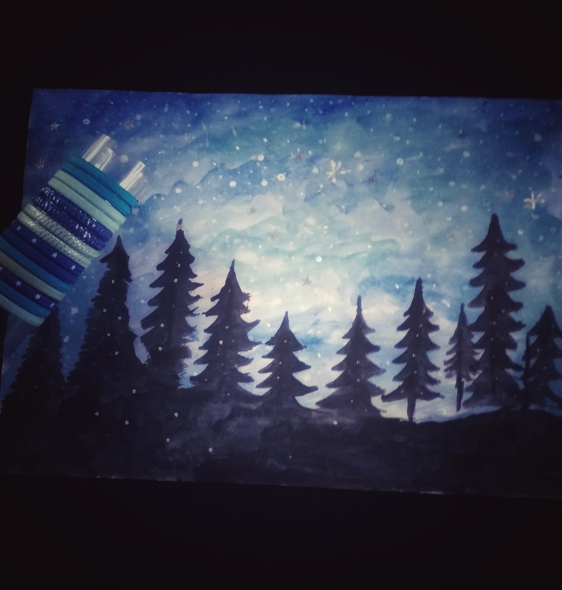 CraffitiLK's tweet photo. Water colour galaxy forest painting. 🌌

Frames can be customised.
#galaxyforest #galaxynightsky https://t.co/dyWJwS6r1i
