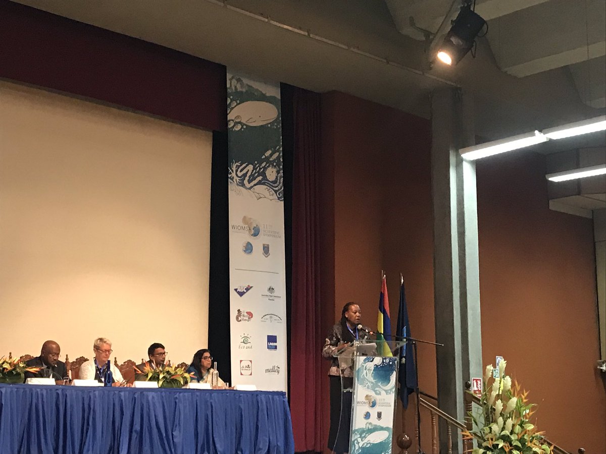 wiomsa's tweet image. WIOMSA Preseident Dr Jacqueline Uku welcoming the participants to #wiomsasymposium2019