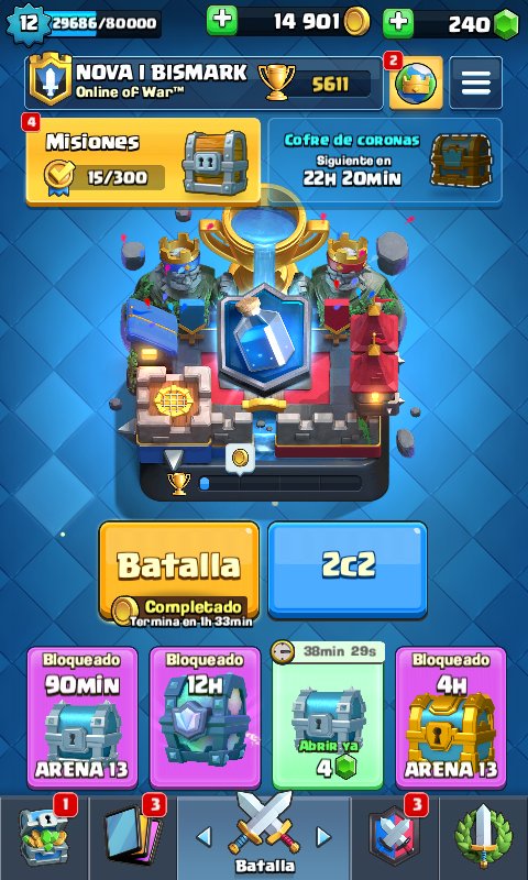 #CLASHROYALE
Porfin  ❤
Rt y Ella te Amara 😉