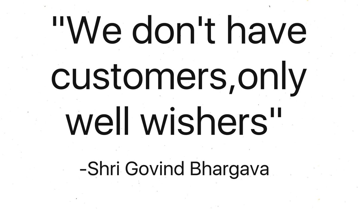 Govind Bhargava always said that "We don't have customers, only well wishers" 

We will miss his wisdom, guidance and amazing sense of humour. 

He will forever be truly remembered by all of the lives he has touched with his generosity.