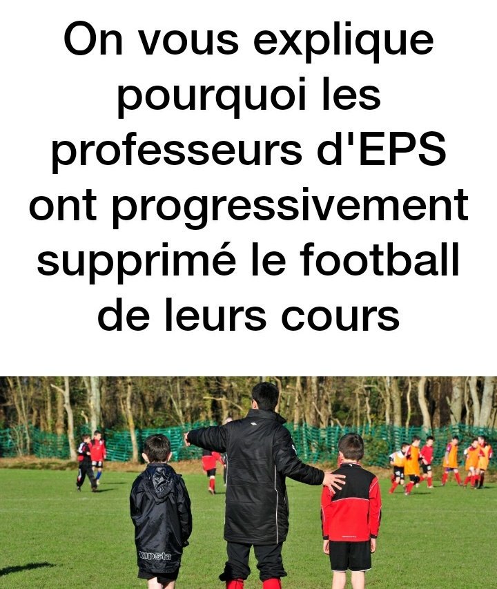 C'est justement pour ne pas alimenter les stéréotypes qu' il faut enseigner le foot en EPS ...
l'égalité filles-garçons se construit contre les préjugés... pas en les évitant
➡️france3-regions.francetvinfo.fr/grand-est/on-v…
