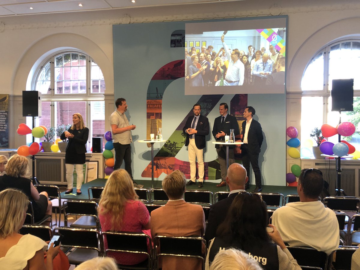 Nu inviger vi @Oresundshuset med Morgonmad. Samtalet leds av den eminente Johan Wester. #almedalen