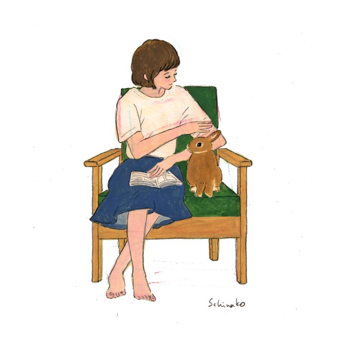 「blue skirt long skirt」 illustration images(Oldest)