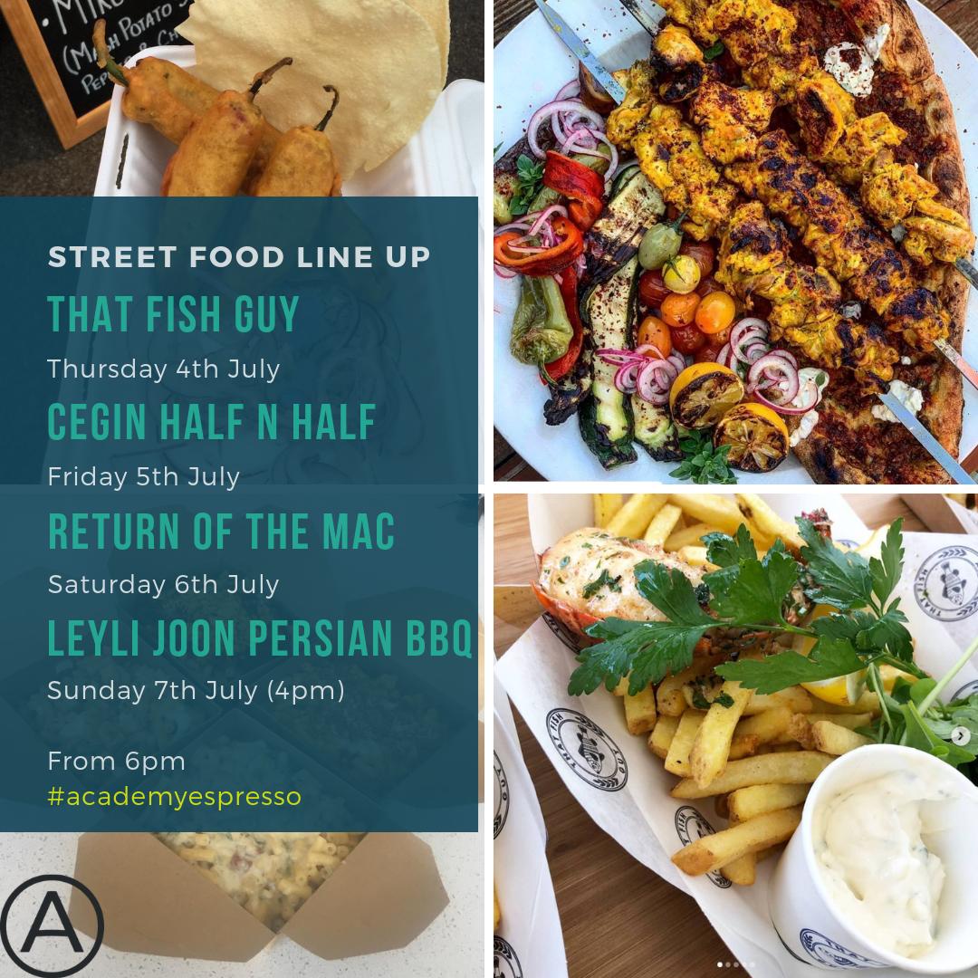 Something for everyone with our street food offering at Academy Espresso Bar this week! 👏😀🎉 #academyespresso #streetfood #barry #valeofglamorgan <a href="/thatfishguy1/">That Fish Guy</a> <a href="/ceginhalfnhalf/">ceginhalfnhalf</a> @LeyliCo Return Of The Mac
