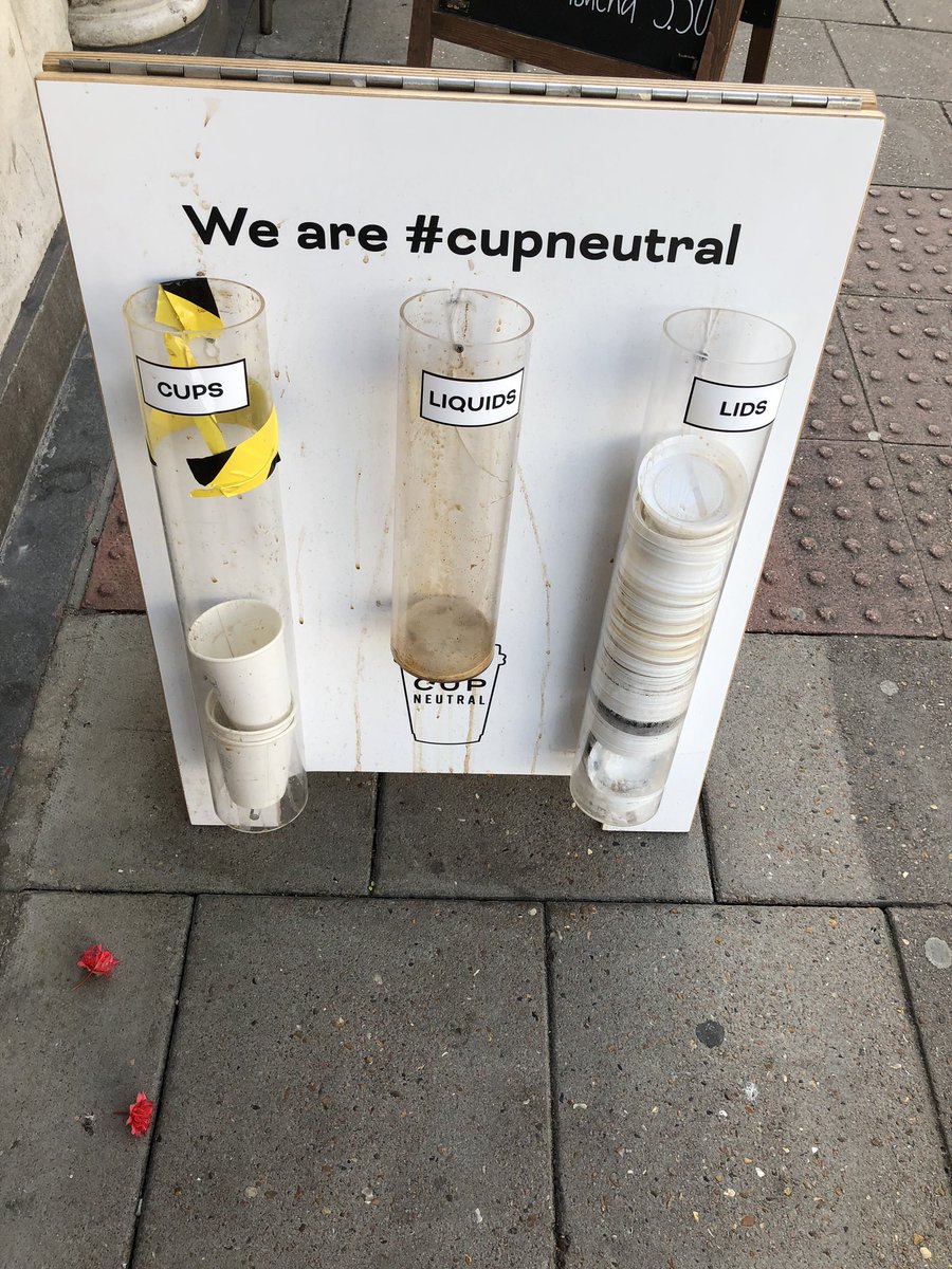 WilliamMurrayPR's tweet photo. Spotted in Brighton π @SmBatchCoffee Cup recycling for the days you donβt have a reusable cup #cupneutral https://t.co/KWoAS6sLg1