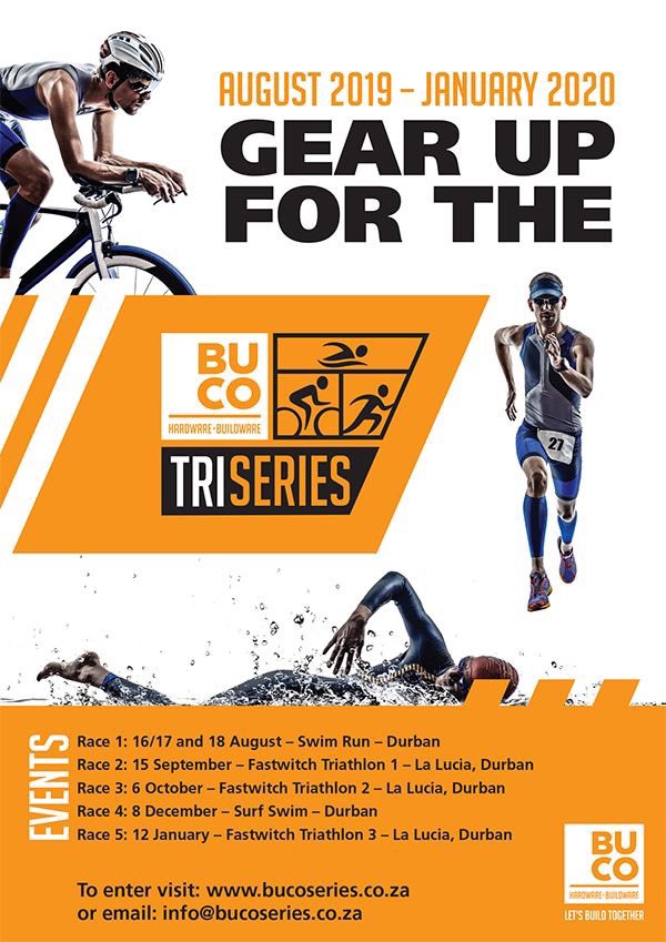 BUCO is the new kid on the block with an exciting 5 race series that is sure to keep the multisport fraternity busy over the summer season.
THe BUCO Series 3 day swim/run
bucoseries.co.za