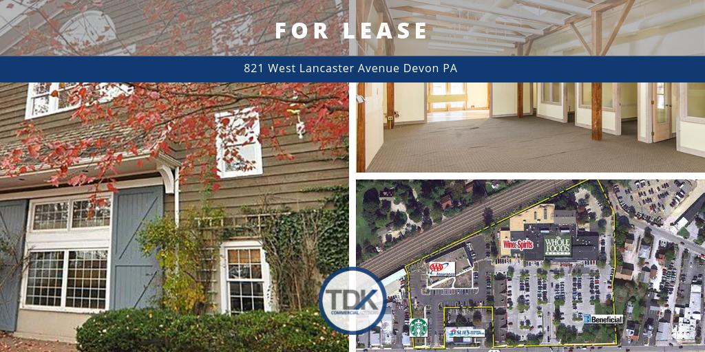TDKCA2's tweet photo. TDKCA is your complete Commerical Real Estate Resource:
821 W Lancaster Ave #Devon. Owner will customize space! Entire building is 11,100 sf. Each fl is approx. 3,500 sf.
Visit: https://t.co/gVUHm2ljXl
#cre #mainlinephilly #tdkca #commercialrealestate https://t.co/DTOvBEE4Er