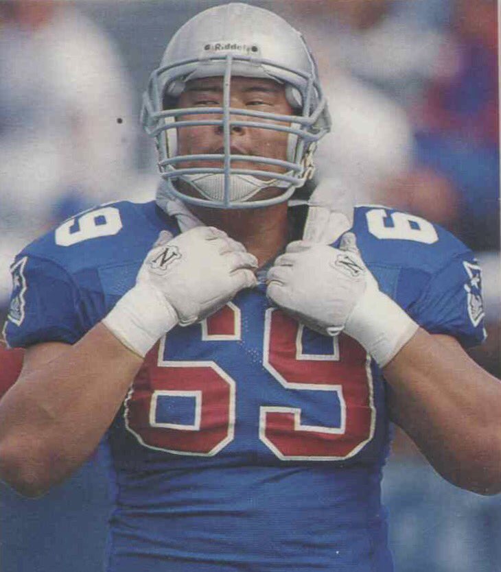 We've got Eugene Chung days left until the  #Patriots opener!The 13th pick overall in the 1992 Draft, Chung played three seasons with the Patriots before being taken by the Jaguars in the 1995 NFL Expansion DraftHe started 30 games in his NFL career, all with the Pats