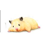ハムスターの筋トレイラスト!思わずなんかじわるんだが!