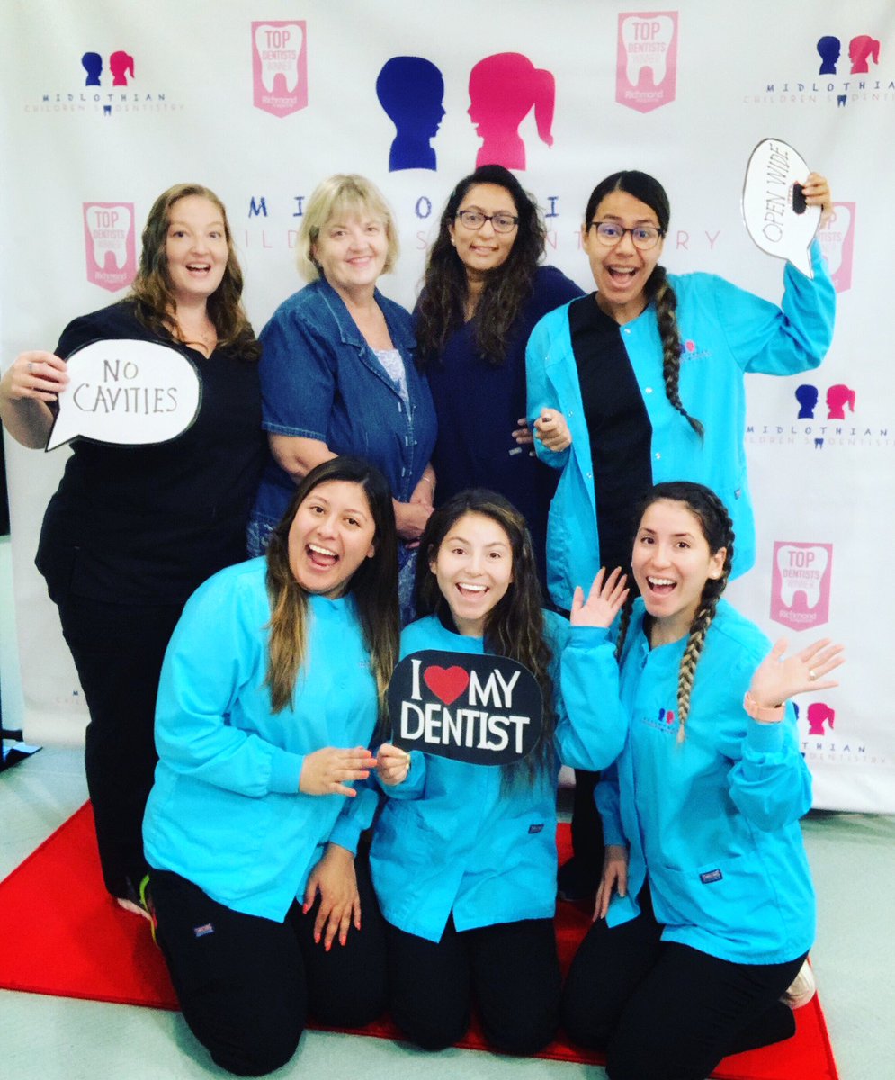 MCDsmilesDDS's tweet photo. And now for the big news we have been wanting to share with our families......🥁...... We have been chosen in 4 categories by Richmond Magazines Top Dentist! 
We are so humbled and honored to be chosen among our colleagues as one of the best in Pediatric Dentistry. #rvamom https://t.co/8mPQTzj8IT