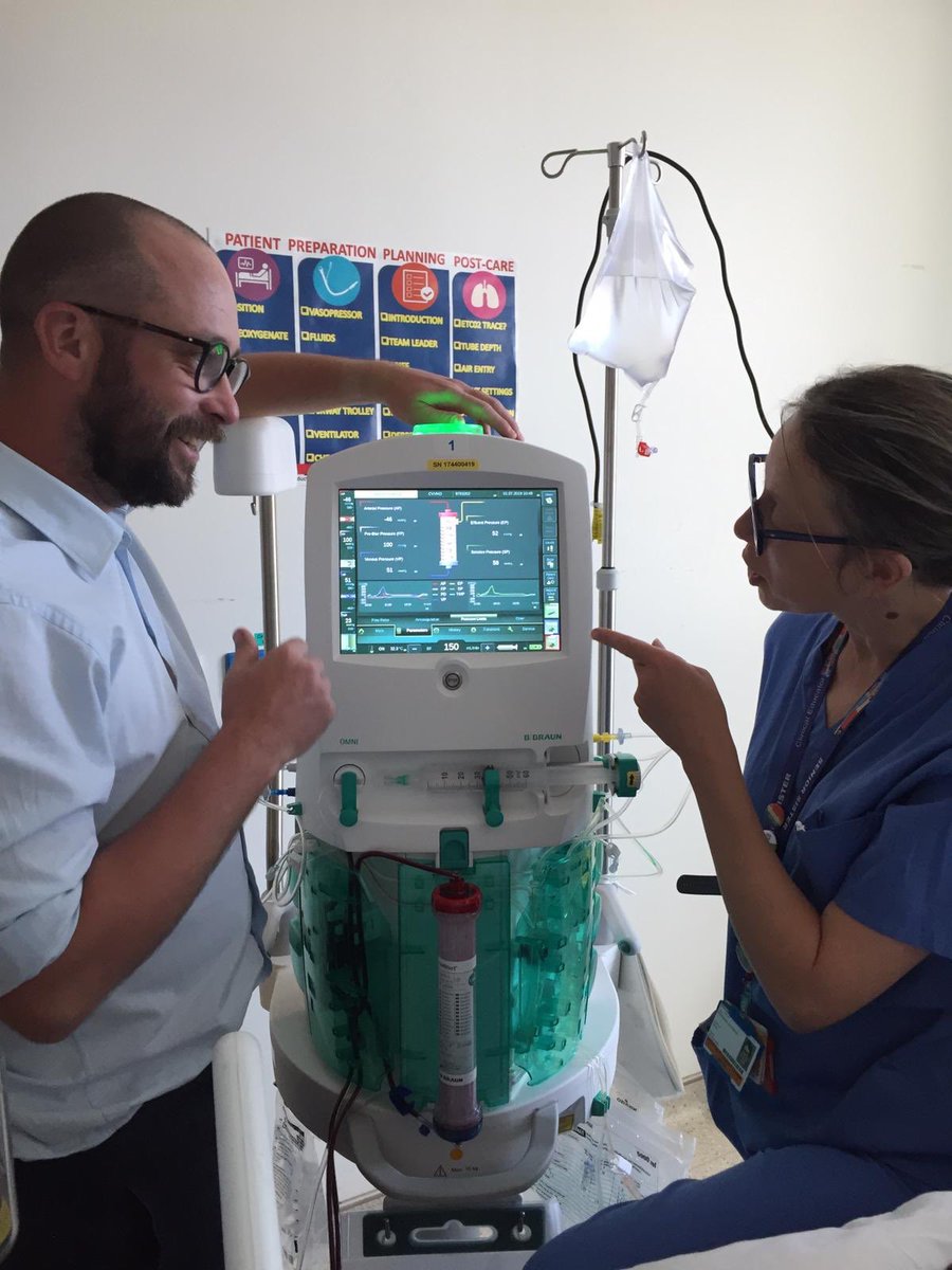 teamaccu's tweet photo. 💥Thrilled to go live with @BBraunUK #OMNI #CRRT platform! First UK patient on #citrate now in full flow. Great achievement after months of prep and collaboration @NHSBartsHealth @RoyalLondonHosp  @madcyril100 @lucenamaros @stephschwarze @PhilLivesey @JaneDoherty75 https://t.co/BEDbN9QE5c