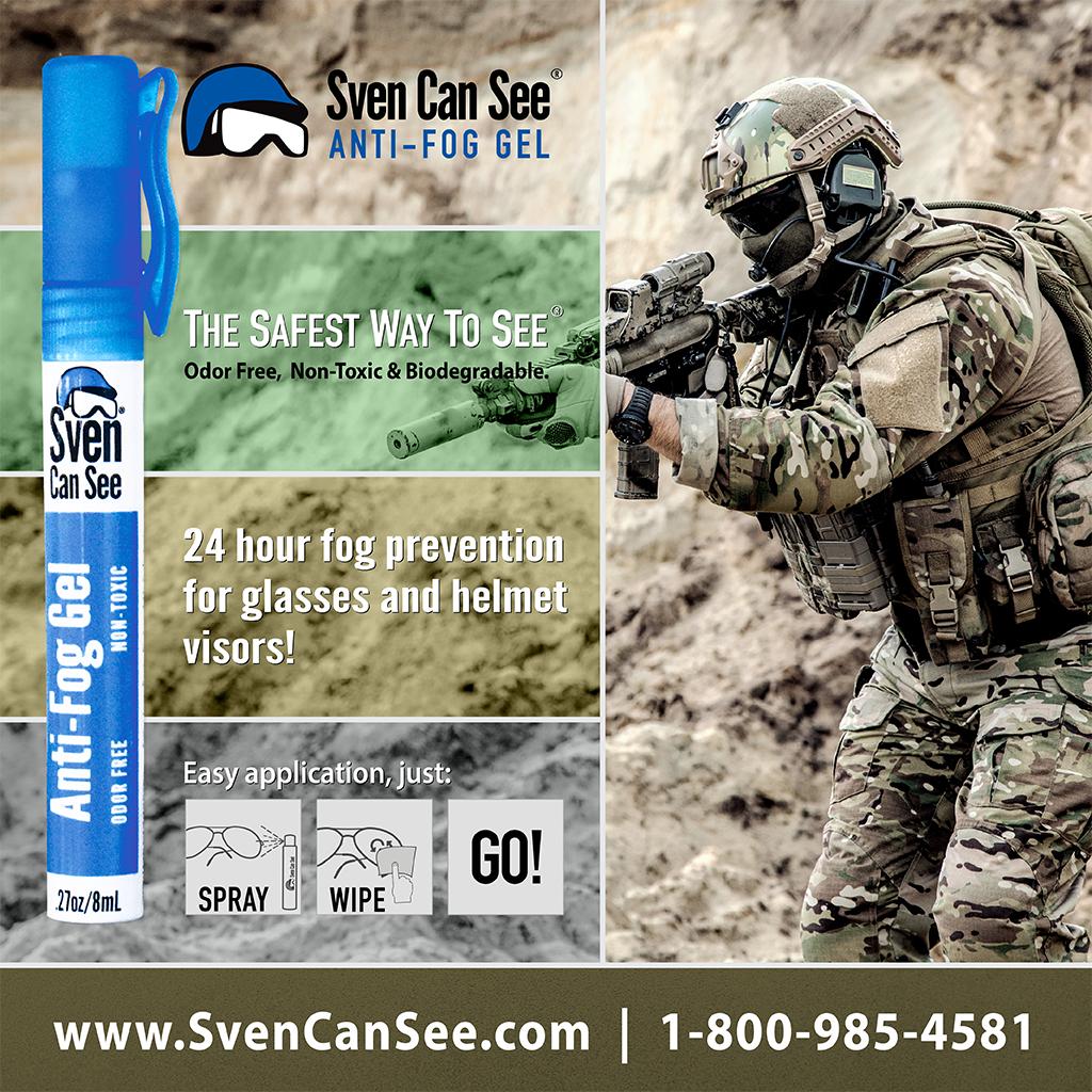 Secret weapons win the war. That's why Anti-Fog Gel Spray combats condensation like a tactical ant-fog unit! Get Sven Can See® and see the mission through.
#svencansee #safety #protection #equipment #tactical #IndependenceDay #SupportOurTroops #thankyou #fog