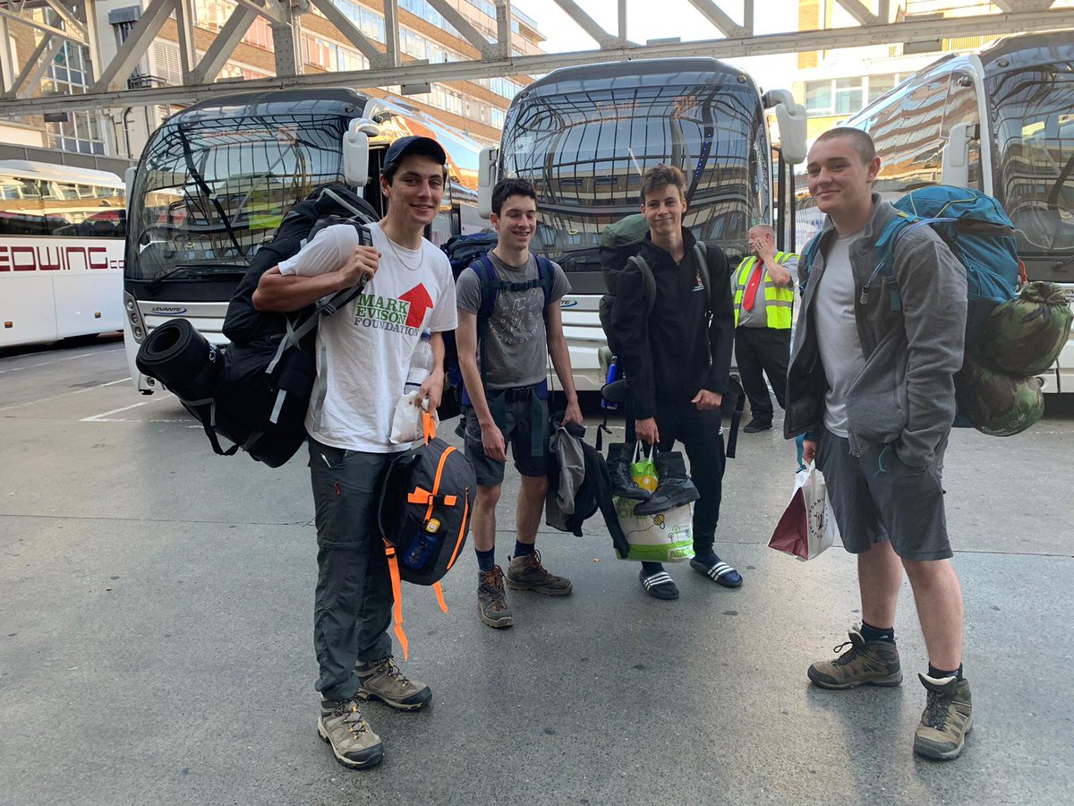 DulwichCollege's tweet image. Best of luck to Sam, Chris, Mac and Will, all Year 11 pupils @DulwichCollege – this week they are undertaking a 100 mile hike of the Brecon Beacons for the Mark Evison Foundation @MarkEvisonFnd to promote awareness for the charity
justgiving.com/markevisonfoun…, justgiving.com/fundraising/sa…