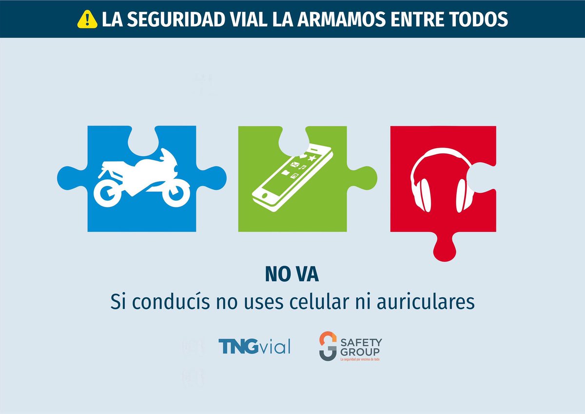 tngvialarg's tweet photo. La #seguridadvial la hacemos entre todos.

#TngVial #ConcienciaVial #CampañaVial #SafetyGroupArg https://t.co/9oZmc7nVuX