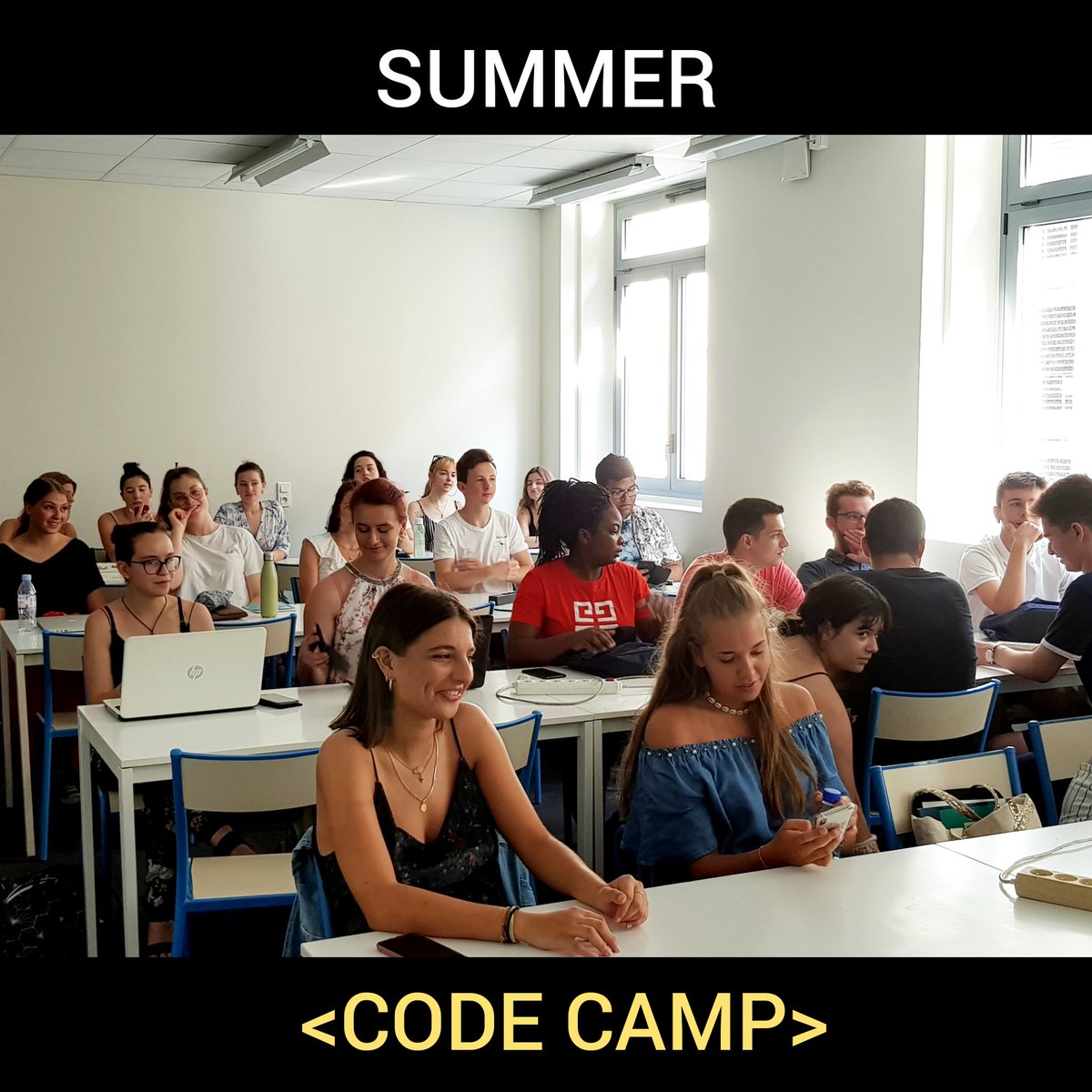 iseg_lyon's tweet image. 🔥 Lancement du #SUMMERCODECAMP 2019 ! Les étudiants de 1re année s&apos;initient au #code et à la #ProgrammationInformatique avec @EpitechLyon jusqu&apos;au 26 juillet ! #PHP #HTML #CSS #epitech #iseg 🔥👍👌😉☺😎👩‍💻👨‍💻👇