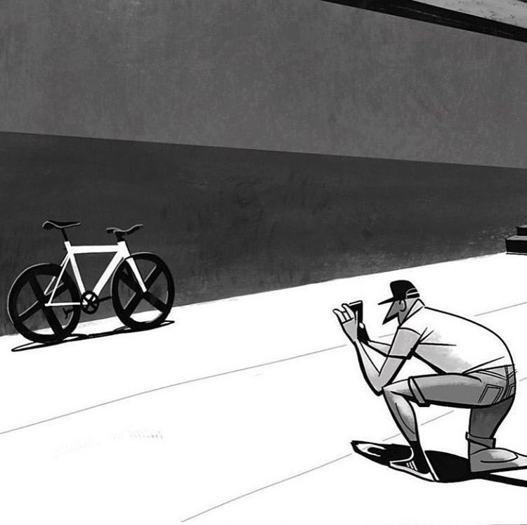 Al pedalear… 🚲🚲👏🏽

❤️El ritmo cardíaco aumenta y la presión baja.
💙El corazón economiza energía y se desgasta menos.
💛Se reduce el riesgo de infarto de miocardio.
💚Se reduce el colesterol ’malo’ o LDL.
🧡Disminuye el riesgo de trombosis…

Img: fixedgear_aesthetics