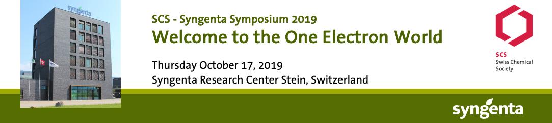 SwissChemistry's tweet photo. #SCS_Syngenta_Symposium 2019: Welcome to the One Electron World. @Syngenta Research Center, Stein (AG), #Switzerland. Oct 17, 2019, 08.30-17.70. #Scientific_Lectures, #Poster_Session, #Network. Registration open now!
https://t.co/G3Se1Wt4lE https://t.co/dPLD5DKpKe