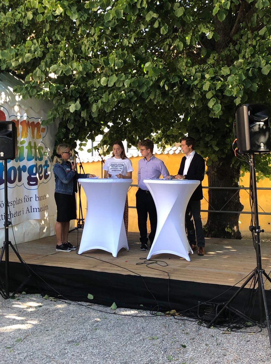 Tack för en fin invigning på lilla Almedalen!!
#almedalen2019 
#elevermåstemåbra