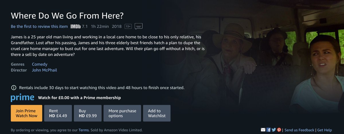 WDProds's tweet image. ‘Where Do We Go From Here?’ has gone live on Amazon Prime in the UK! 

Best way to search for it is ‘Where Do We Go From Here? Film’ and it should be the first option! 

Leave a comment and rating on Amazon! For our UK fans, thank you for your patients and enjoy!