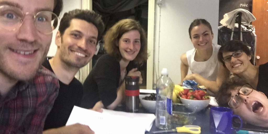 Today we're inspired by the fabulous ensemble of #multilingual actors bringing to life award-winning #Croatian play, #Unterstadt. Catch them this Thursday, 4 July at 19:30.

We love this blurry slightly bonkers rehearsal #selfie. 🤣

#WeAre4nAffairs #MondayMotivation #theatre