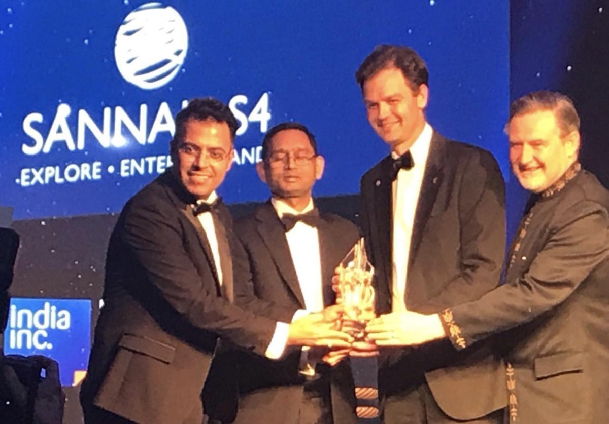 Larivegroup's tweet photo. Congratulating @Sannam_S4 
with the Consultancy Firm of the Year - UK-India awards 2019! Proud to be partners! 🇮🇳 https://t.co/XYmoAMO2bD
