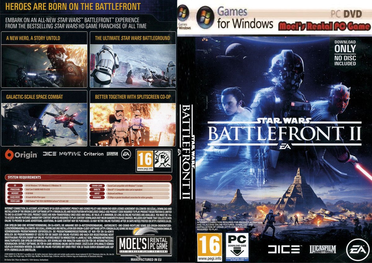 Baru "Star Wars: Battlefront 2" -Untuk Sementara Copy Lewat HD-.