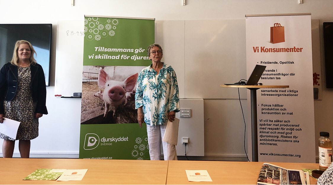Djurskyddet's tweet image. Idag är vi med och arrangerar ett seminarium om livsmedelsfusk tillsammans med huvudarrangör @ViKonsumenter #Almedalen2019 #almedalen19