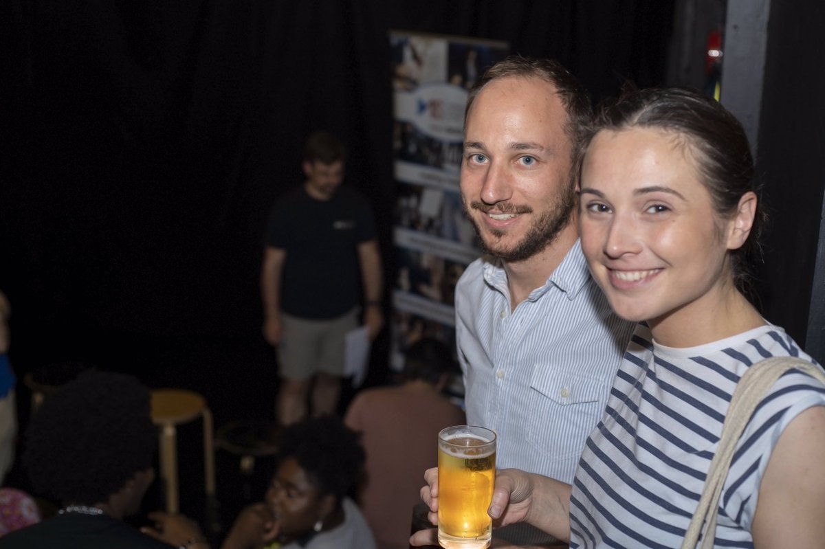 IMISWriters's tweet photo. Quality + Passion beat soaring temperatures @EtceteraTheatre for Out Loud 2. THANK YOU actors, and everyone who came to hear: D Agbogun, R Christie, K McCarthy, J Murphy, N Padmore, @Y2TheR, @TuppTuppGuy 

#britishfilmrenaissance #screenwriting
https://t.co/Il3Vt1uWaE https://t.co/RHZIPhmBe7