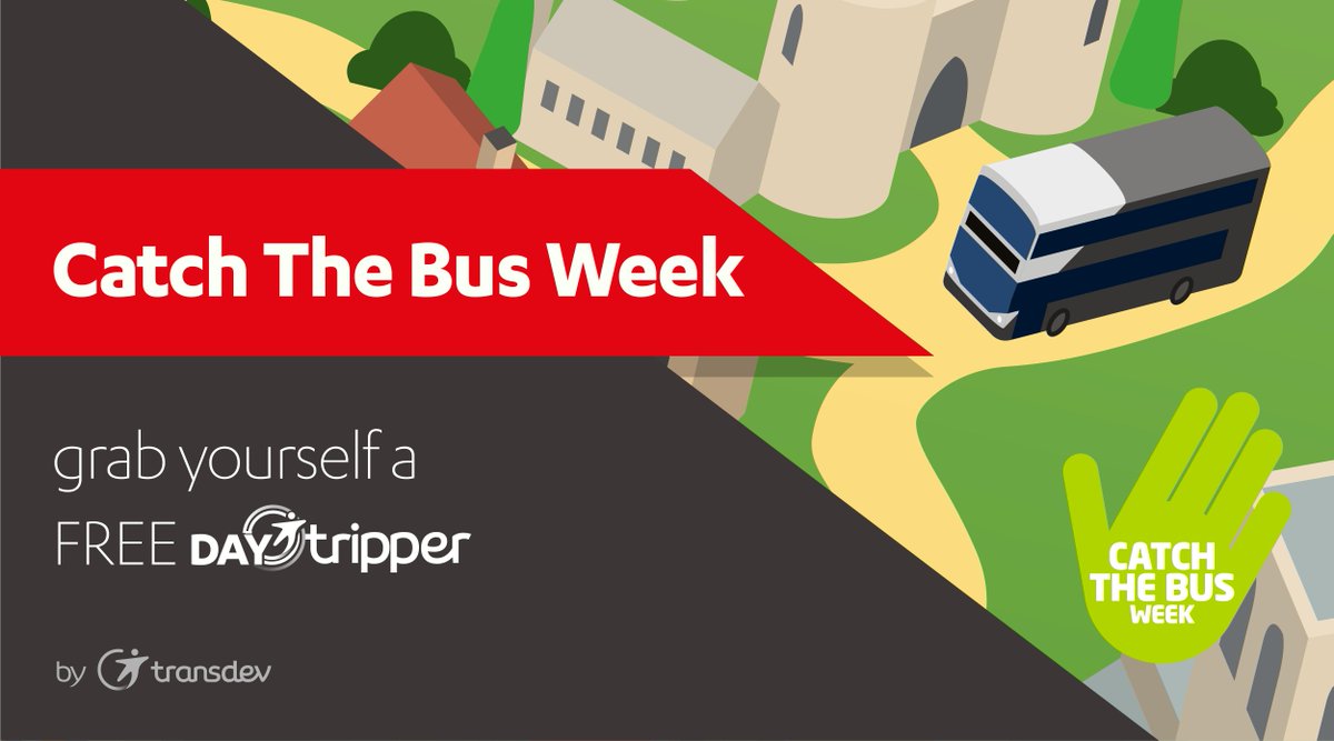 Grab yourself a FREE Daytripper on us! We've got 50 free Daytripper tickets to give away today for Catch The Bus Week. All you have to do is follow us and retweet this post before 4pm to enter! More details 👉 harrogatebus.co.uk/news.jsp?newsI… #CTBW