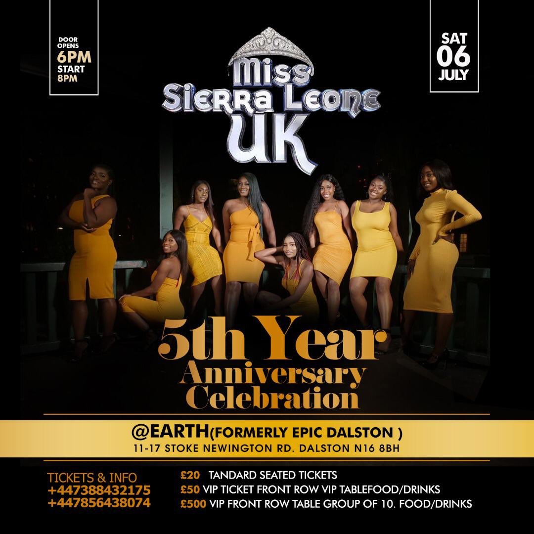 officialbgriri's tweet photo. Come and support me contestant No.9 and have fun at Miss Sierra Leone 2019 beauty pageant finals this Saturday 6th July 💕 you definitely don’t want to miss this one because it’s our 5th anniversary 🥳🇸🇱 
#misssluk #missslririconteh #ririconteh #fashion #beauty #melanin https://t.co/HkmQTG5LTw