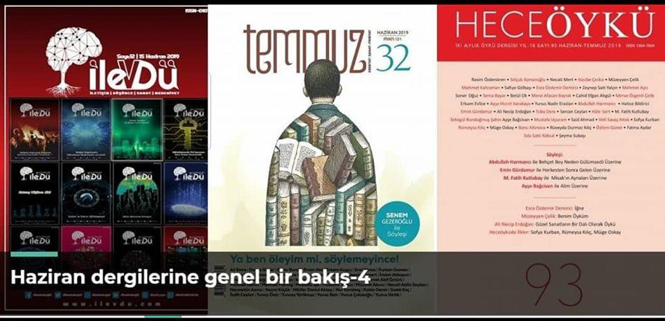 Şair yazar Mustafa Uçurum İLEVDÜ dergisinin veda sayısını dergiler dünyasında yazdı. Teşekkürler Uçurum. Emeği geçen herkese teşekkür ediyoruz. Yeni bir projede buluşmak üzere.
dunyabizim.com/haziran-dergil…