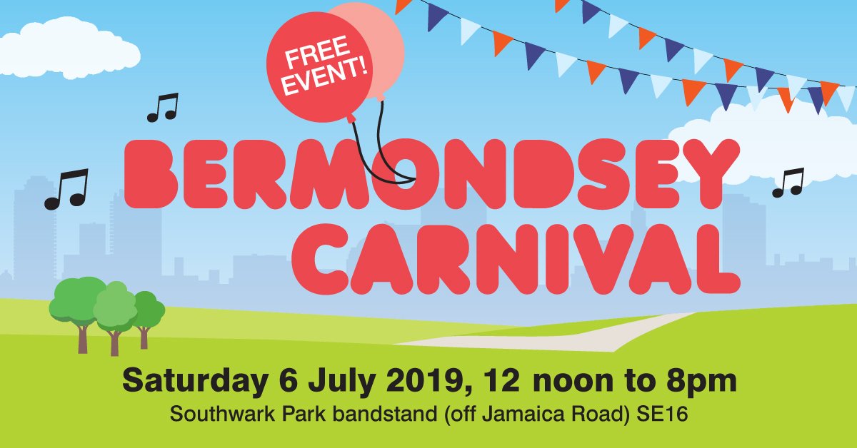 lb_southwark's tweet image. Bermondsey Carnival returns this Saturday (6 July) - come along and join the Southwark Park 150th birthday celebrations bit.ly/2WESfpn