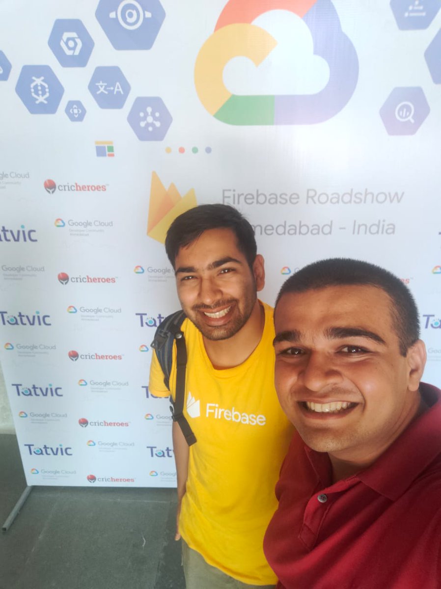 manthan_ladva's tweet photo. The @Firebase ๐ฅ team from @Google
Very polite and down_to_earth ppls
Thanks for answering our silly/important questions
#FirebaseRoadshow
#gcdcahmedabad
@GCDCAhmedabad
@GoogleDevsIN
@GoogleCloud_IN
@GDGAhmedabad
@s_chande https://t.co/BkhNN23uQk