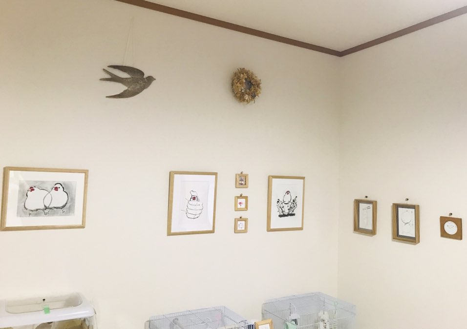 udonchan0401's tweet photo. お引越しの片付けも出来てきたので、お気に入りの文鳥絵画を飾りました☺️🍀
日々少しずつ、いろんな場所にお気に入り作家さんのギャラリーこさえてます(๑˃̵ᴗ˂̵)
#タカヒロコ #torinotorio #tomoco https://t.co/pPOOEjE4U5