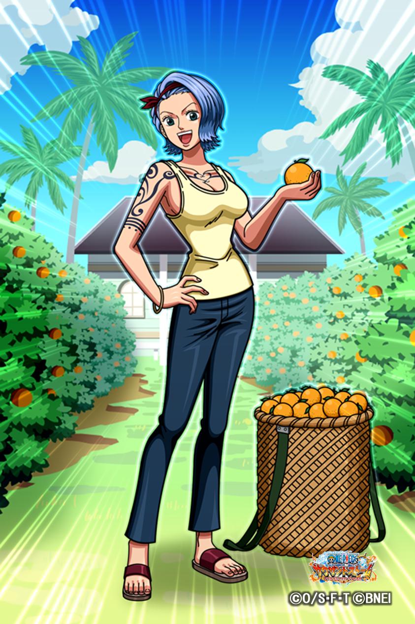 One Piece サウザンドストーム 誕生日記念シーンカード紹介 本日は ナミの義理の姉 ノジコ の誕生日 おめでとうございます 皆さまからのお祝いコメントをお待ちしております サウスト ワンピース ノジコ誕生日サウスト宴会場 ノジコ生誕祭19