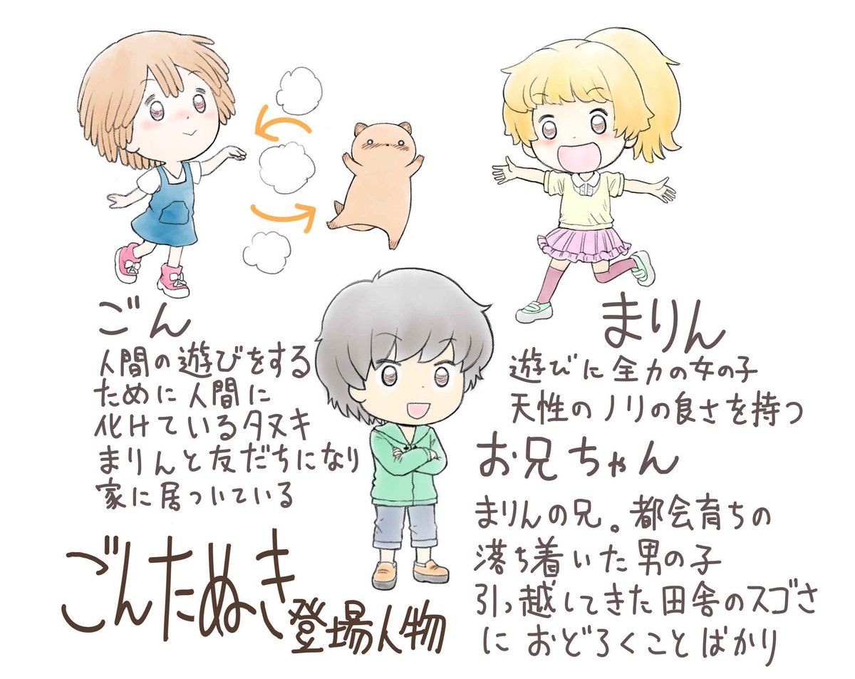 お前だったのか風漫画「ごんたぬき」 