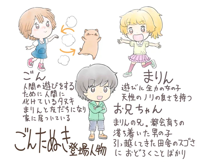 お前だったのか風漫画「ごんたぬき」 