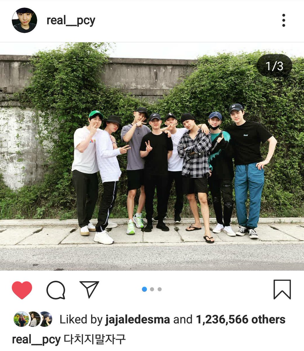 3/7 exo ig users posted pictures with him before enlisting today  he's so loved by his members i'm crying  even the robot account posted  #ToKyungsooWithLove #ThatsOkayItsKyungsoo #경수의곰신_못할것도없지