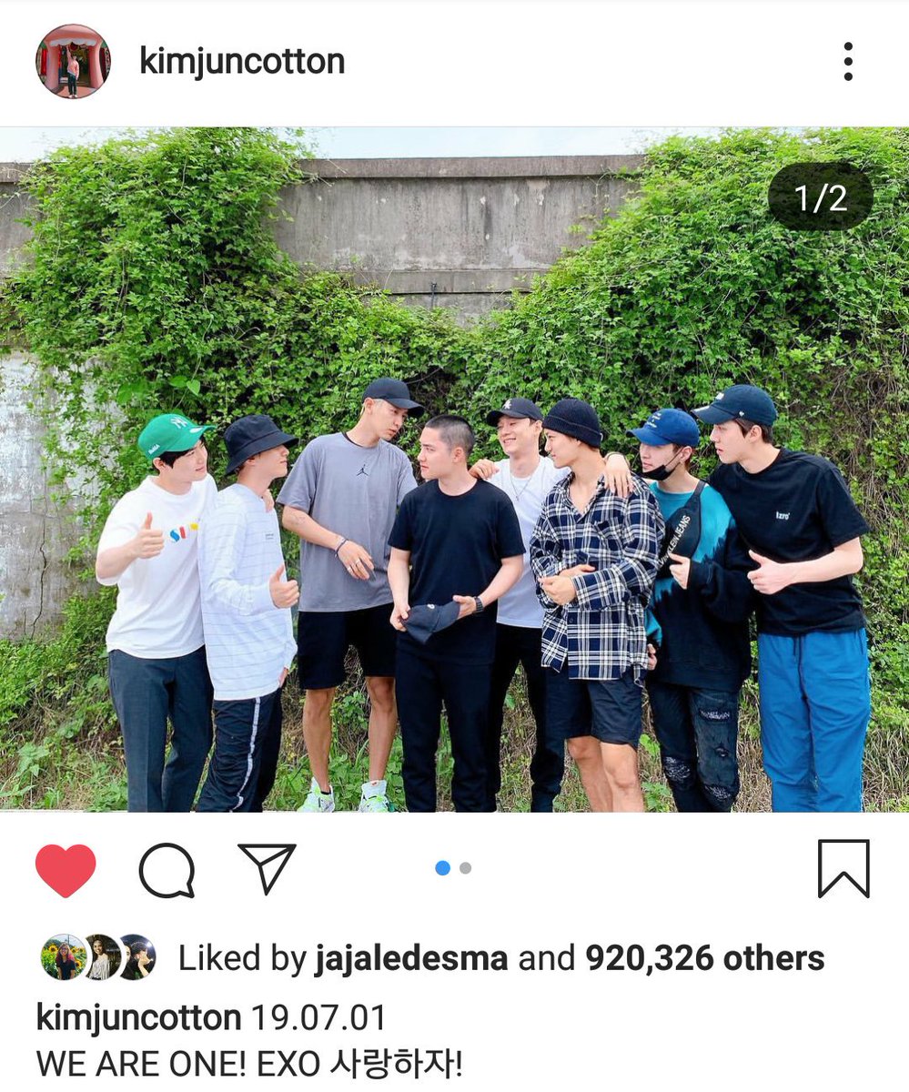 3/7 exo ig users posted pictures with him before enlisting today  he's so loved by his members i'm crying  even the robot account posted  #ToKyungsooWithLove #ThatsOkayItsKyungsoo #경수의곰신_못할것도없지