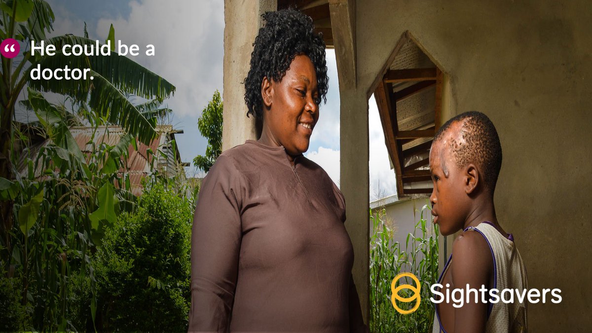 SightsaversIE's tweet photo. #MondayMotivation Judith has high hopes for her son. Maurice attends an #InclusiveEducation school and wants to be a doctor when he grows up! @Irish_Aid support our inclusive education work, so children with #disabilities can attend school in their own communities #InthePicture https://t.co/IbLKORpywy