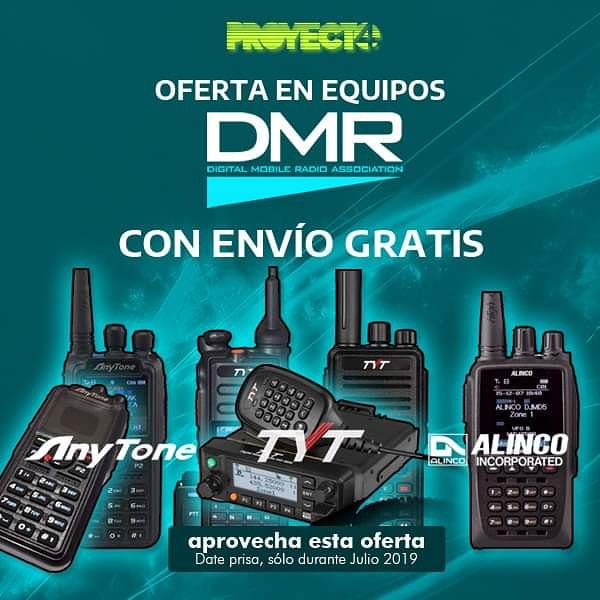 Proyecto4SA's tweet photo. PROMOCION DMR #GASTOSENVIOGRATIS (España) #anytone #alinco #tyt #dmr #hamradio #radioaficion #radioaficionados #walquies #twowayradio #amateurradio #DJG5 #ATD878UVPLUS #ATD878 #MD380 #MD390 #MD9600 #MD2017
https://t.co/kqfIPIgjLZ https://t.co/pj9sjzDTzZ
