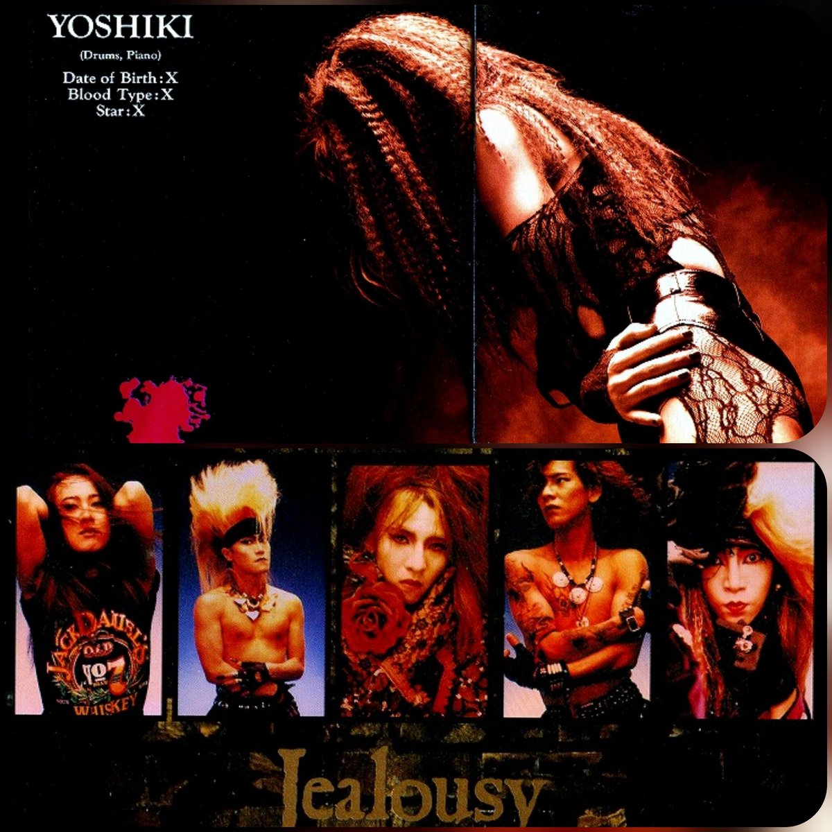 oniakax's tweet photo. 今日は、
#Jousy #アルバム ご
#リリース #1991年7月1日 dzg日です。
#X としての最後のアルバム
#YOSHIKI
#TOSHI
#PATA
#TAIJI
#HIDE
@XJapanOfficial
@YoshikiOfficial
@Toshlofficial
@PATA_Official_ https://t.co/X4VcTb9jB2