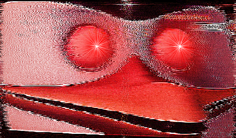 мем красные глаза