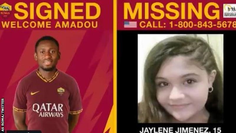BBCSport's tweet image. Roma have launched a missing child Twitter campaign.

Each time the club complete a signing, they will include photos of missing children in their their announcement posts.

In full: bbc.in/2Ltlncj