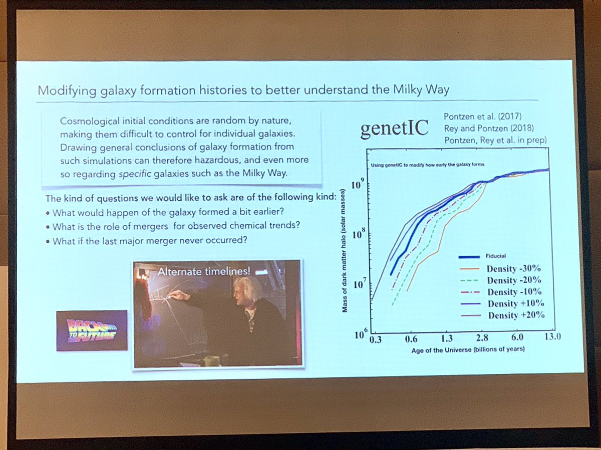 Cosmological simulations are vital to gain insight into how galaxies form, and higher resolution + better feedback are improving sims. Oscar Agertz warns though to carefully choose what questions you ask when studying the history of individual galaxies. #iaus353 #galacticdynamics