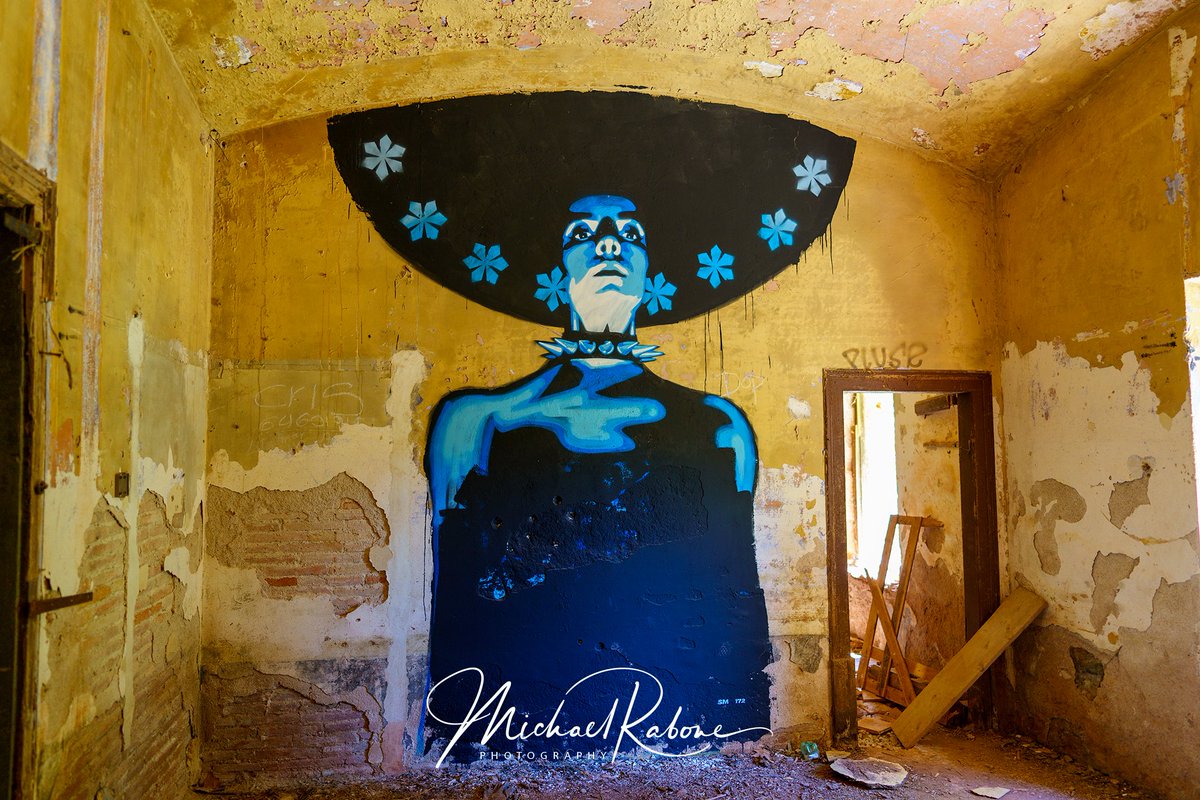 michaelrabone's tweet photo. La Puda de Montserrat, built in 1870 &amp; abandoned since 1958. 👻 #Barcelona #StreetArt #Art #UrbanArt #Painting #Pintofotografia #StreetPhotography #Artwork #GlobalStreetArt #UrbanArtBcn #HikingAdventures #Illustration #AbandonedPlaces #BarcelonaStreetArt #SM172 #Mural #StencilArt https://t.co/kxtGuaNFiQ