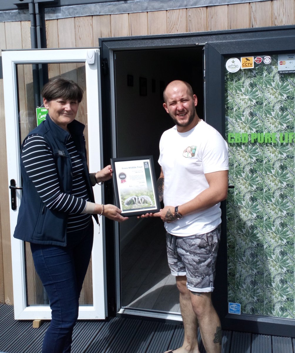 Thank you to CBD Pure Life for supporting <a href="/EssexWildlife/">Essex Wildlife Trust</a>  as  an <a href="/IIWCorporate/">IIWCorporate</a>