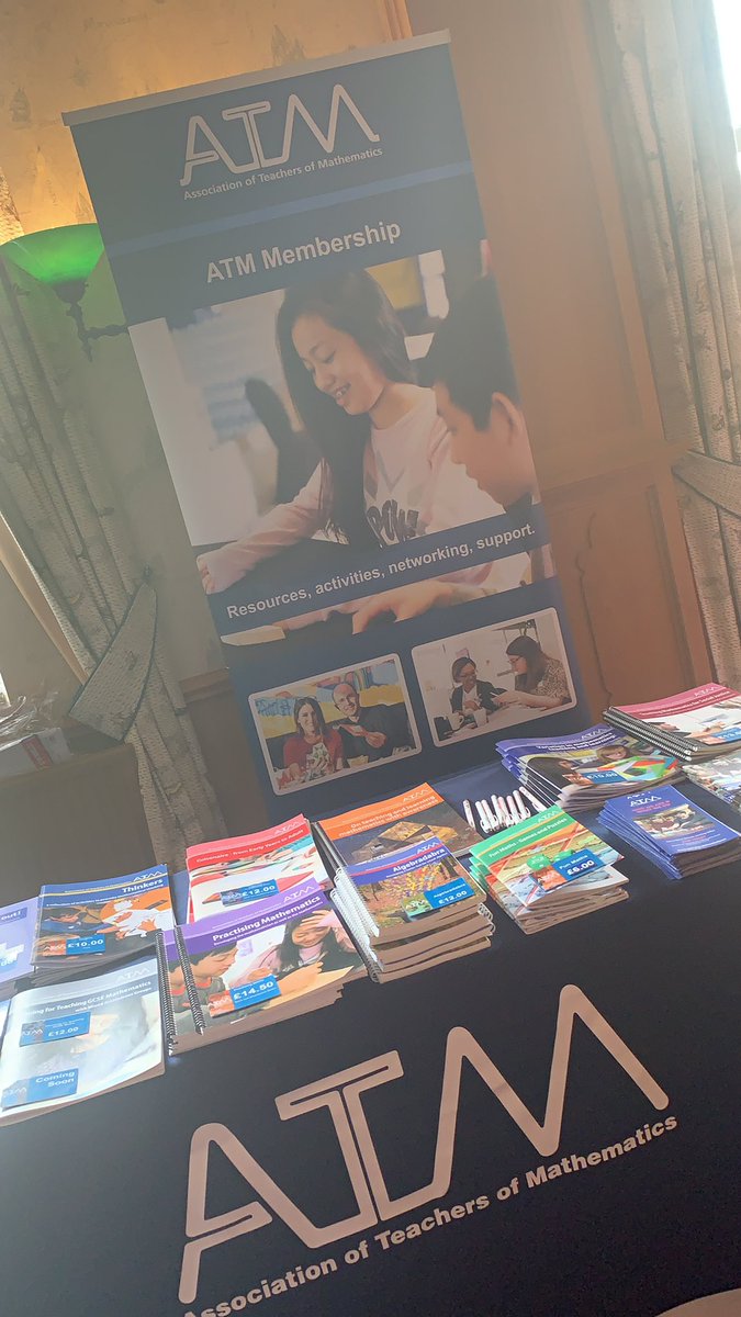 ATMMathematics's tweet image. We are at Just Maths Conference today.  Come along and see what’s new if you are here #atmmaths #altontowersresorthotel #mathsconference