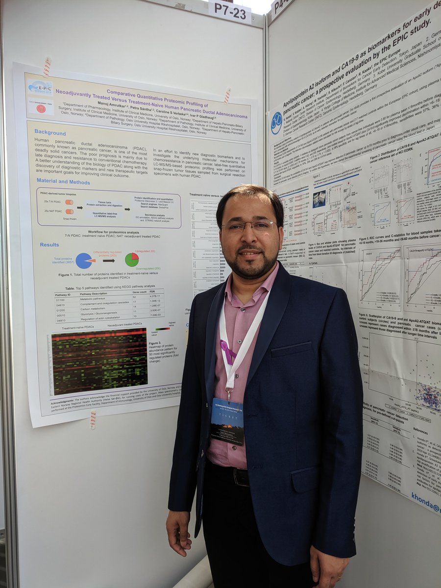 PanCanResNorway's tweet photo. We thank @EurPancClub for wonderful meeting in Bergen Norway. Our lab colleague Prof. Caroline S Verbeke and a postdoc Dr. Manoj Amrutkar @manamrut30 presented their research in oral and poster sessions @Kreftforeningen @UiO_LifeSci @UniOslo_MED @forskningsradet @Oslounivsykehus https://t.co/eZ8xT5CNdO