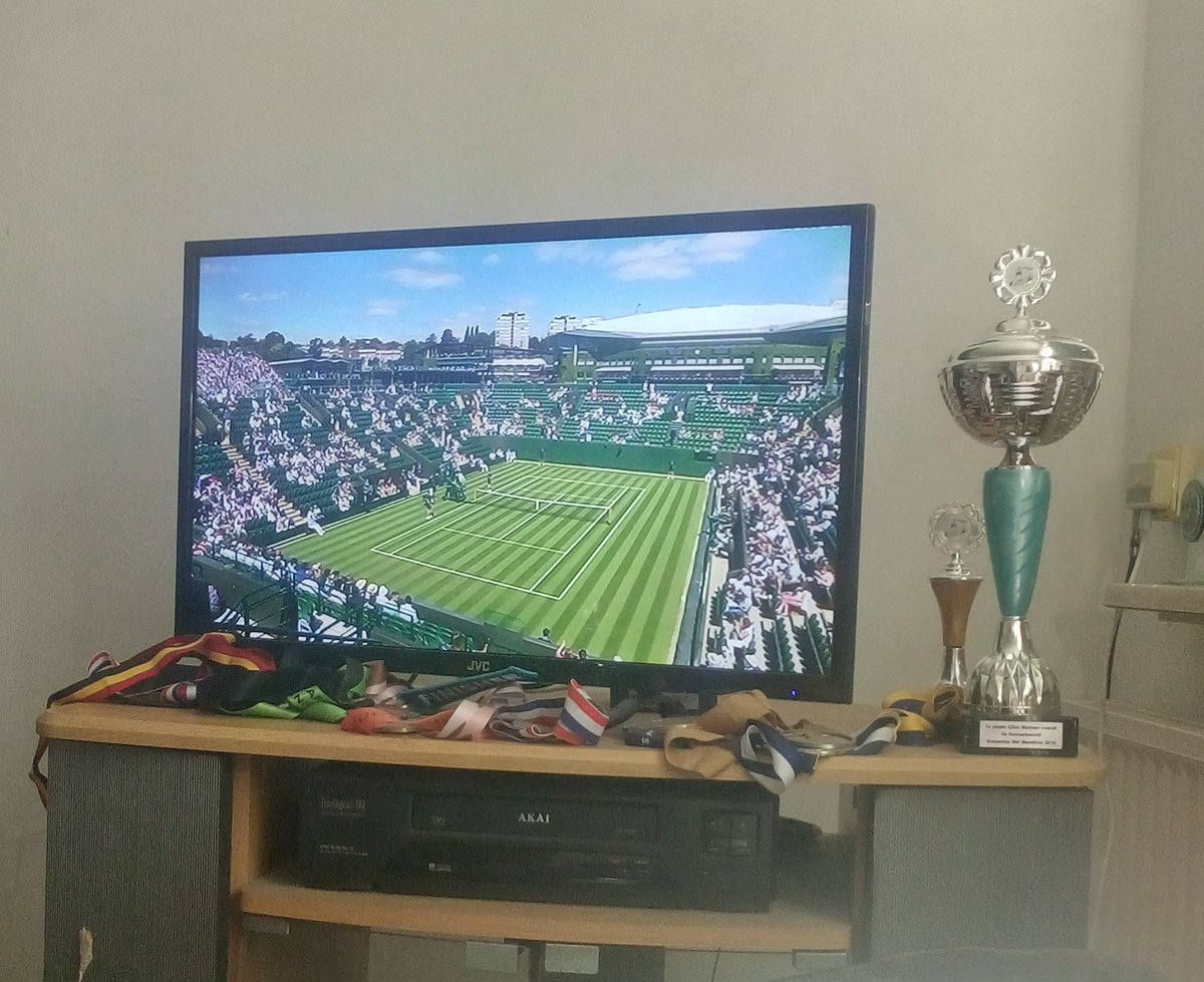 runnererwin's tweet photo. Start van het meest prestigieuze tennis toernooi! 🎾🏟️ #Wimbledon #grandslam #2019 #Eurosport #tennis #londen #England https://t.co/sRJdHrdk5F